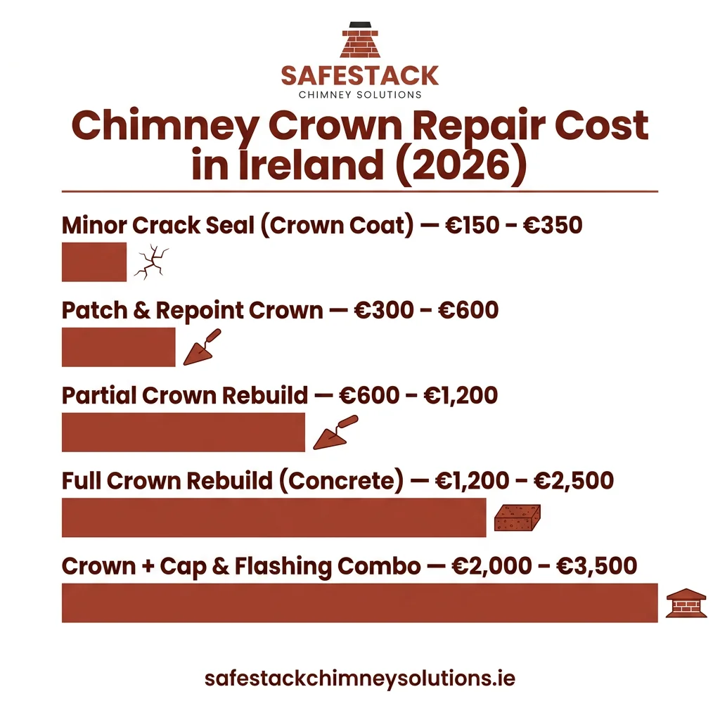 chimney crown cost infographic