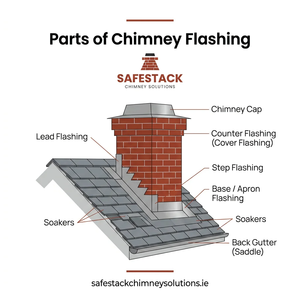 chimney flashing parts