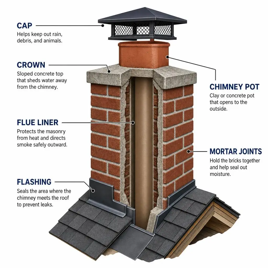 chimney parts diagram