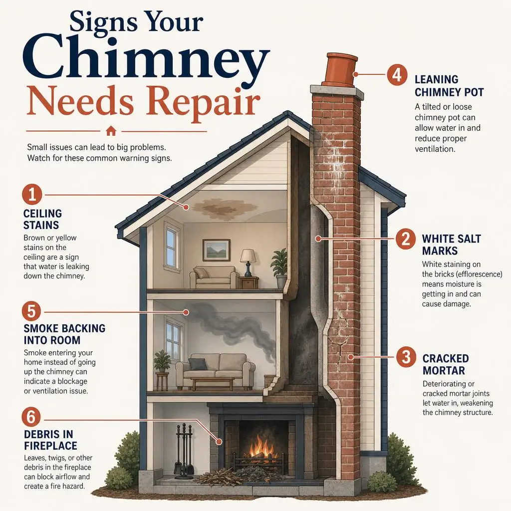chimney signs infographic